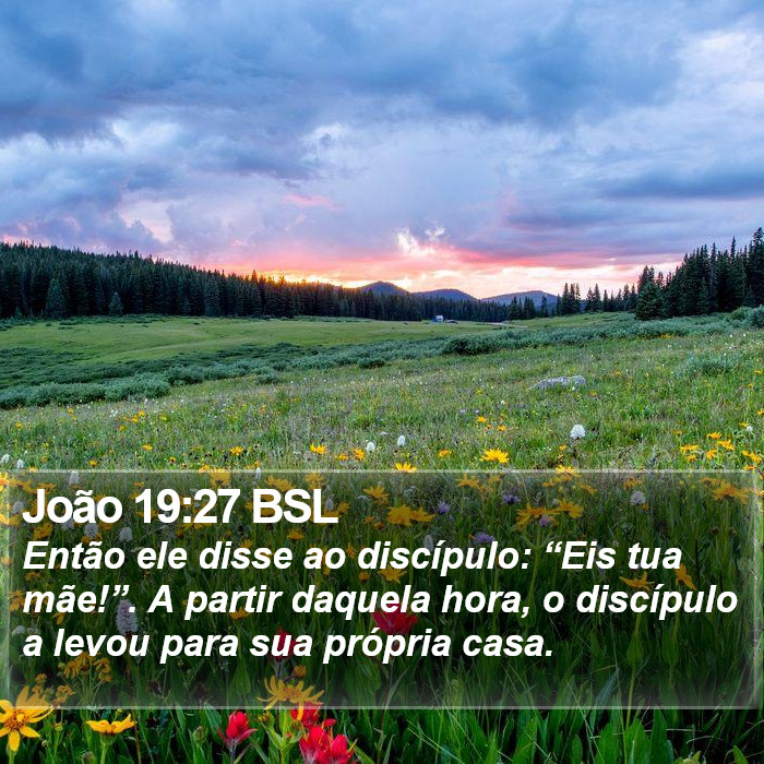 João 19:27 BSL Bible Study