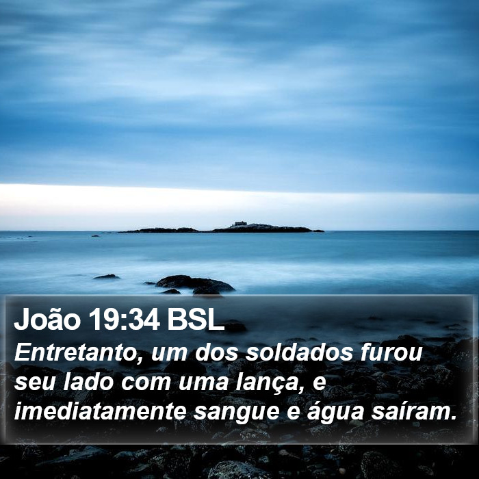 João 19:34 BSL Bible Study
