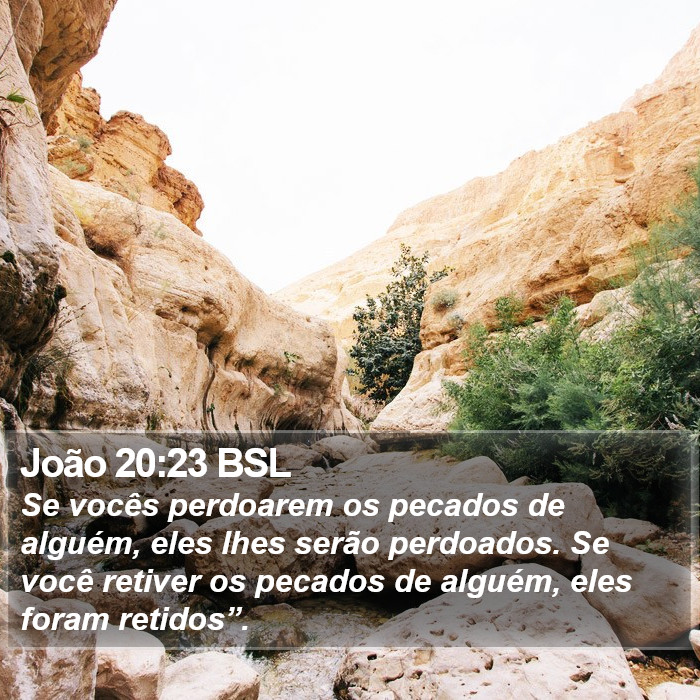 João 20:23 BSL Bible Study