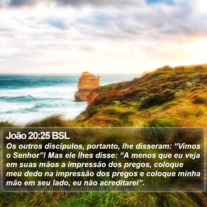 João 20:25 BSL Bible Study