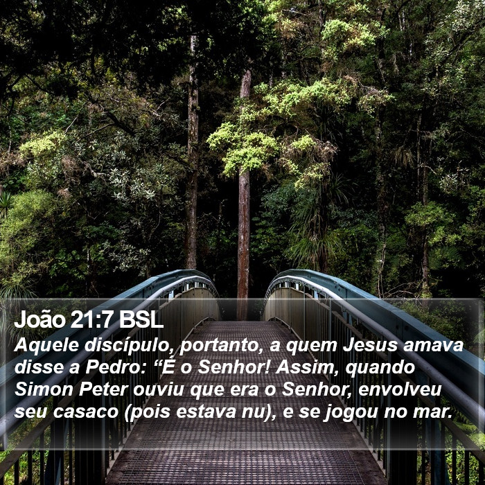 João 21:7 BSL Bible Study