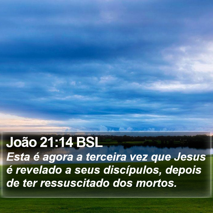 João 21:14 BSL Bible Study