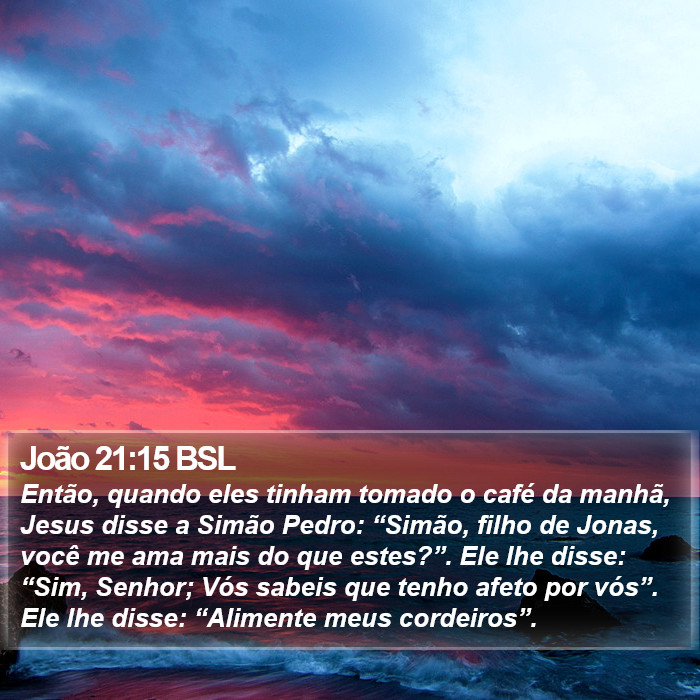 João 21:15 BSL Bible Study