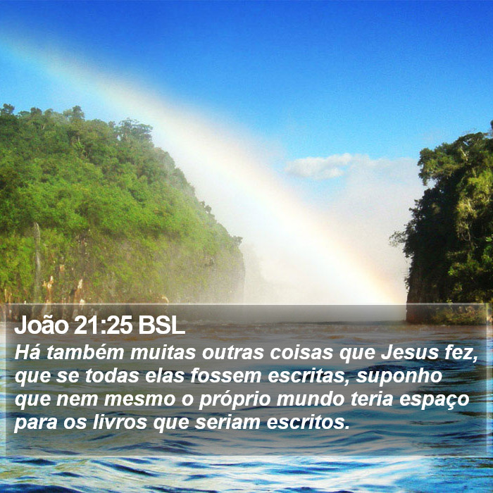 João 21:25 BSL Bible Study