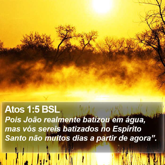 Atos 1:5 BSL Bible Study