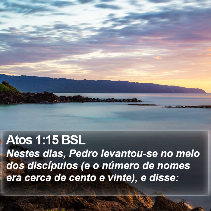 Atos 1:15 BSL Bible Study