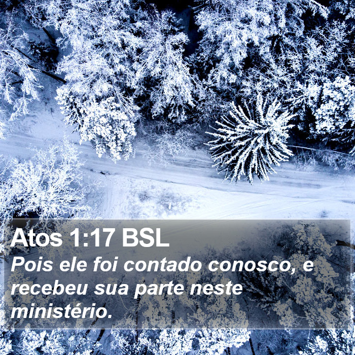 Atos 1:17 BSL Bible Study