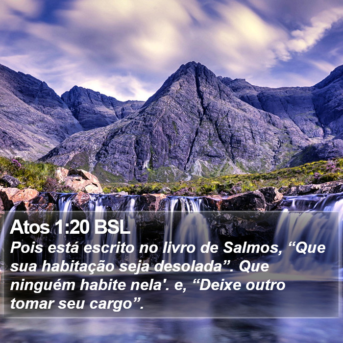 Atos 1:20 BSL Bible Study