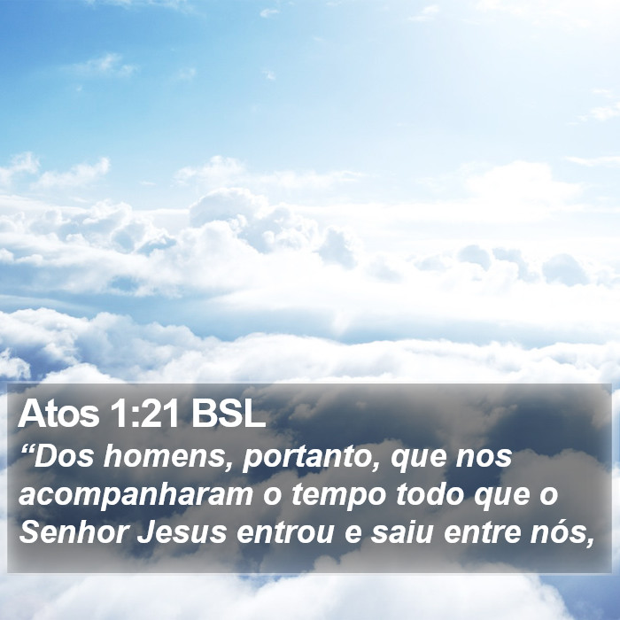 Atos 1:21 BSL Bible Study