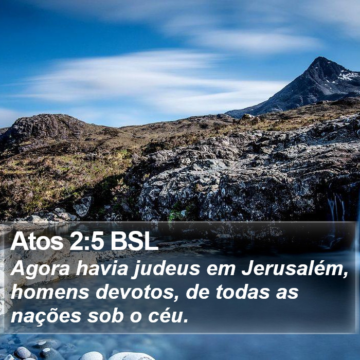 Atos 2:5 BSL Bible Study