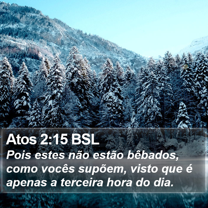 Atos 2:15 BSL Bible Study