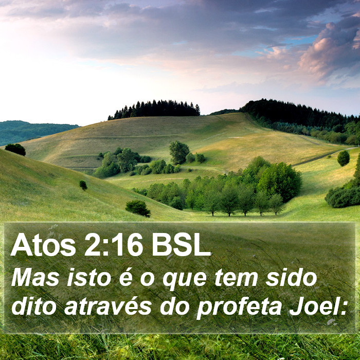 Atos 2:16 BSL Bible Study