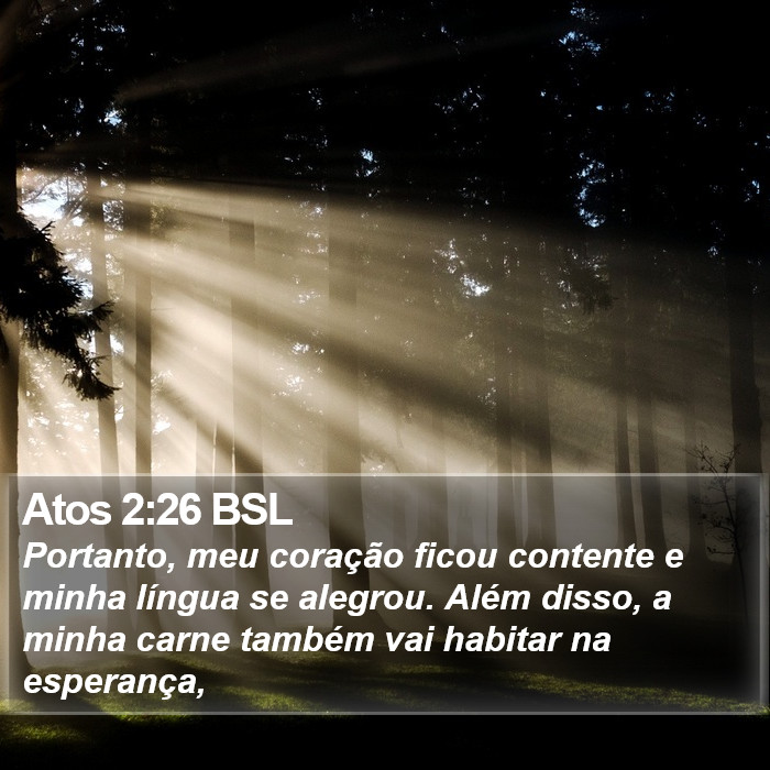 Atos 2:26 BSL Bible Study