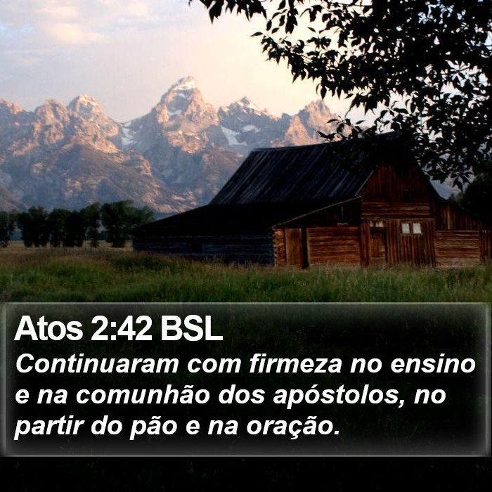 Atos 2:42 BSL Bible Study