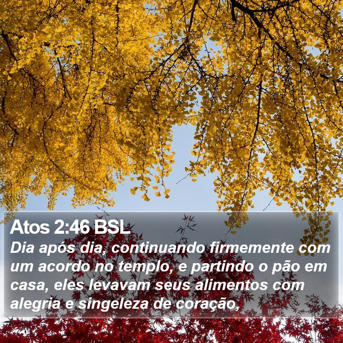 Atos 2:46 BSL Bible Study