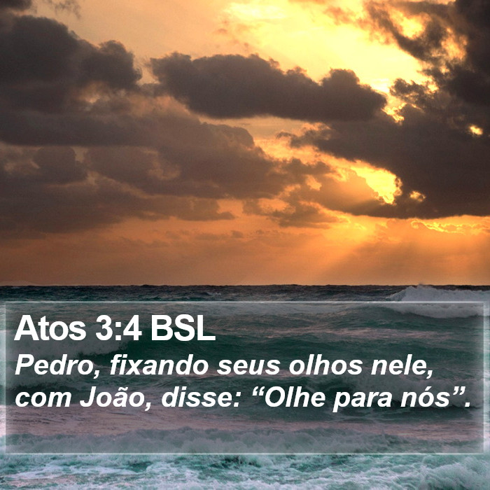 Atos 3:4 BSL Bible Study