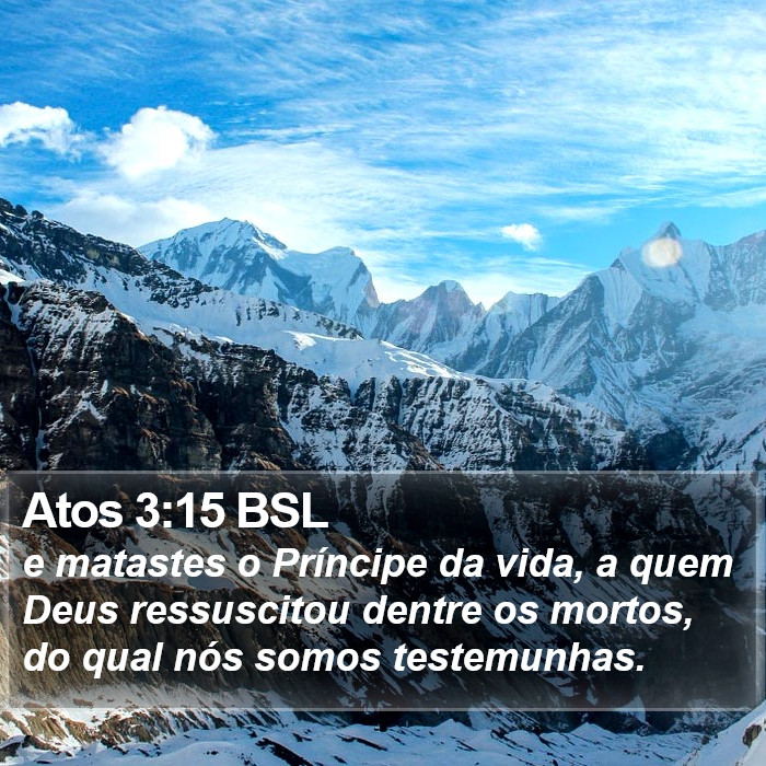 Atos 3:15 BSL Bible Study