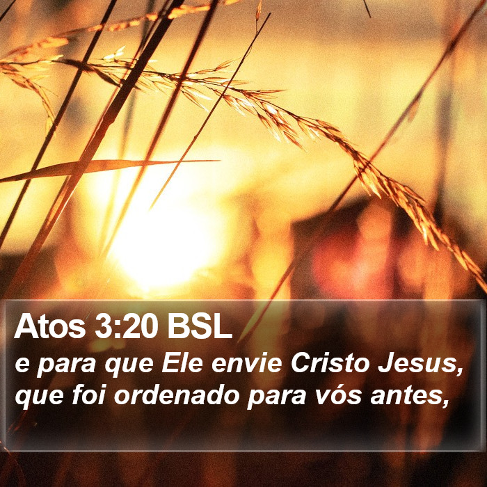 Atos 3:20 BSL Bible Study