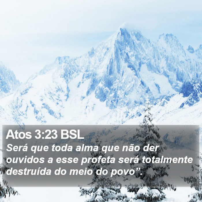 Atos 3:23 BSL Bible Study