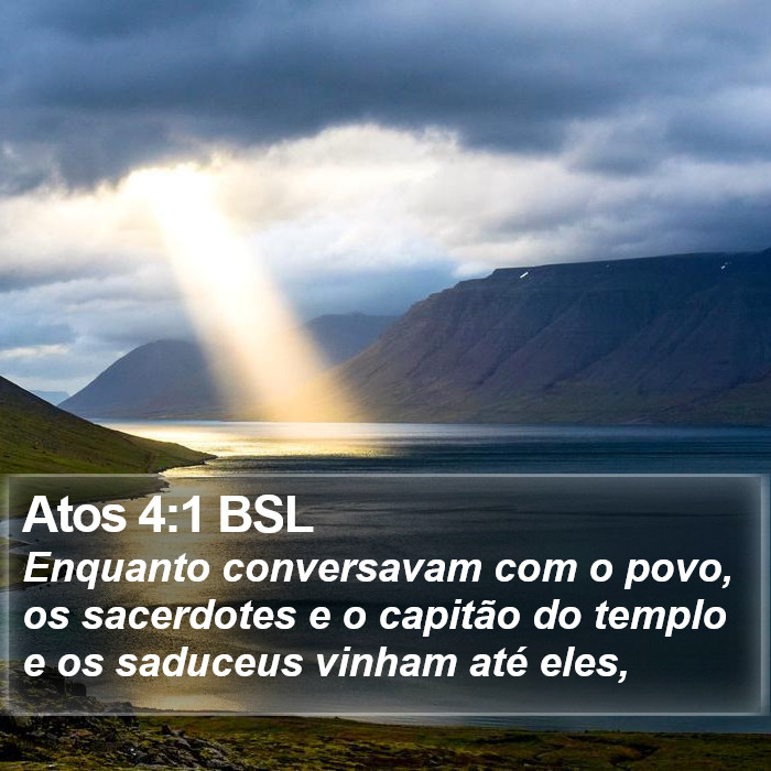 Atos 4:1 BSL Bible Study