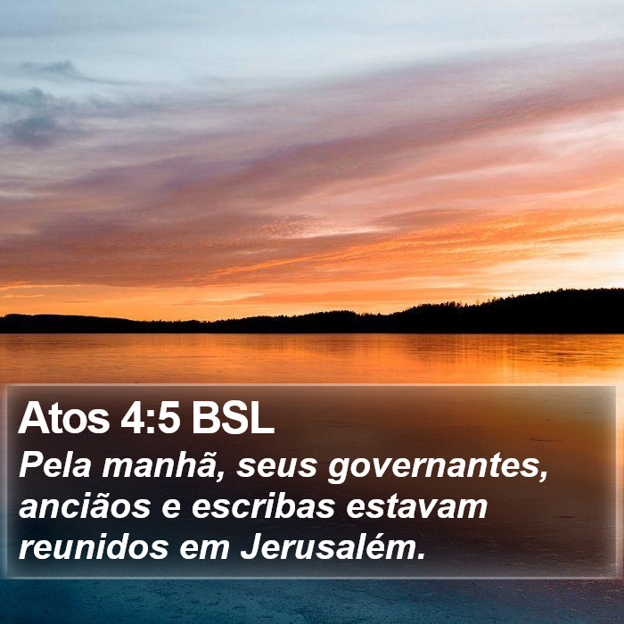 Atos 4:5 BSL Bible Study