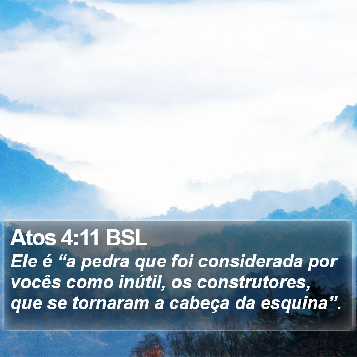 Atos 4:11 BSL Bible Study