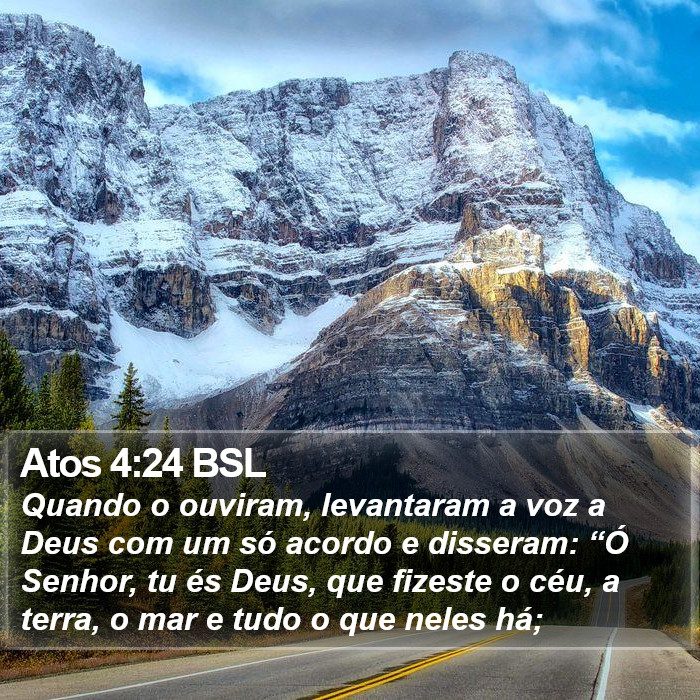 Atos 4:24 BSL Bible Study