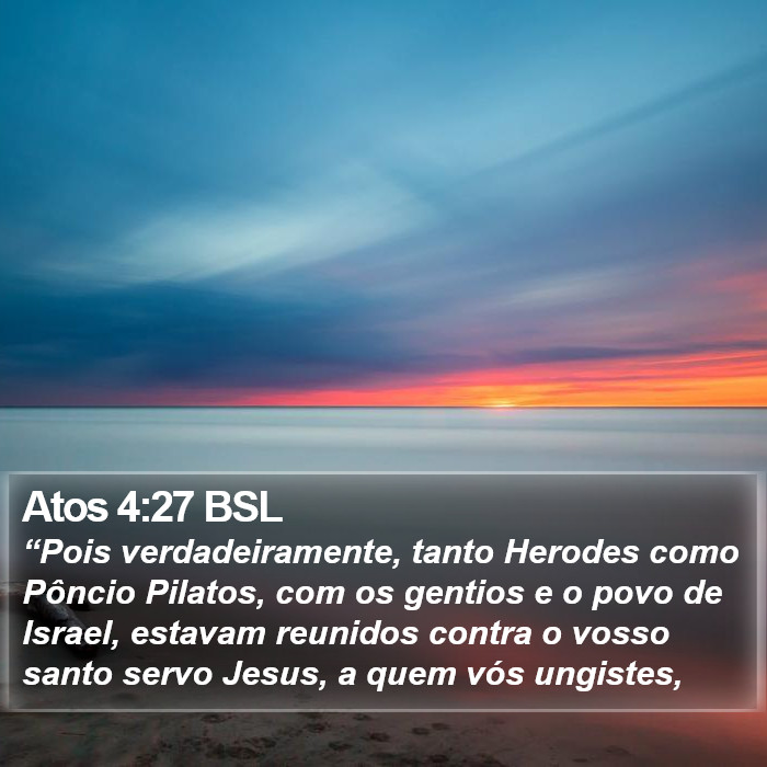 Atos 4:27 BSL Bible Study