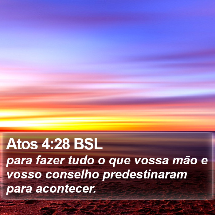 Atos 4:28 BSL Bible Study