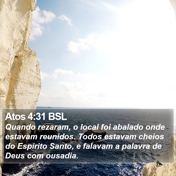 Atos 4:31 BSL Bible Study