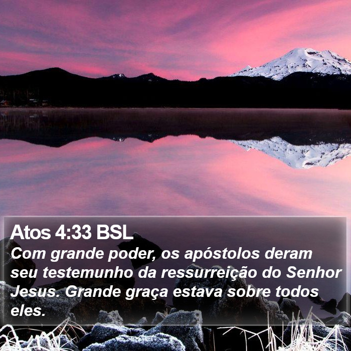 Atos 4:33 BSL Bible Study