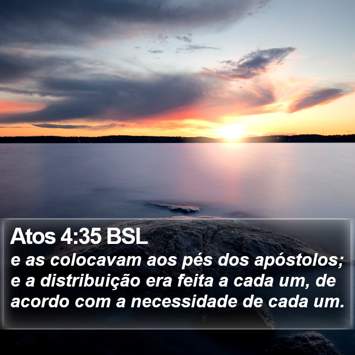 Atos 4:35 BSL Bible Study