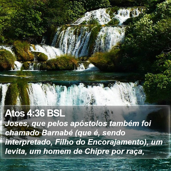 Atos 4:36 BSL Bible Study