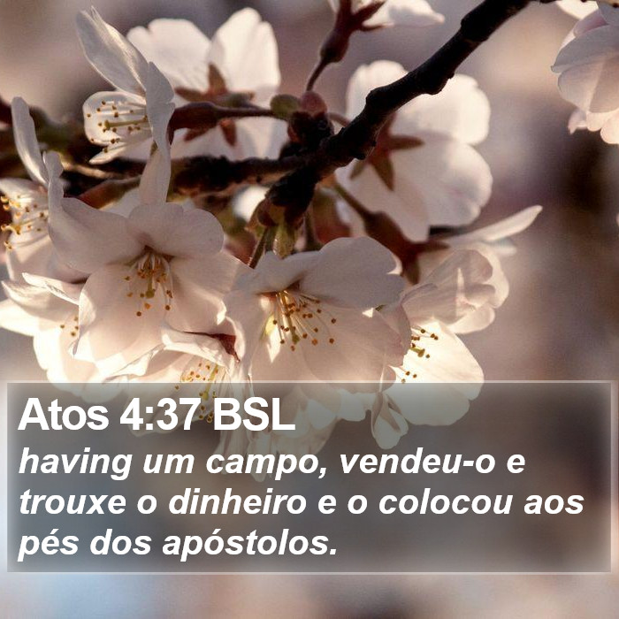 Atos 4:37 BSL Bible Study