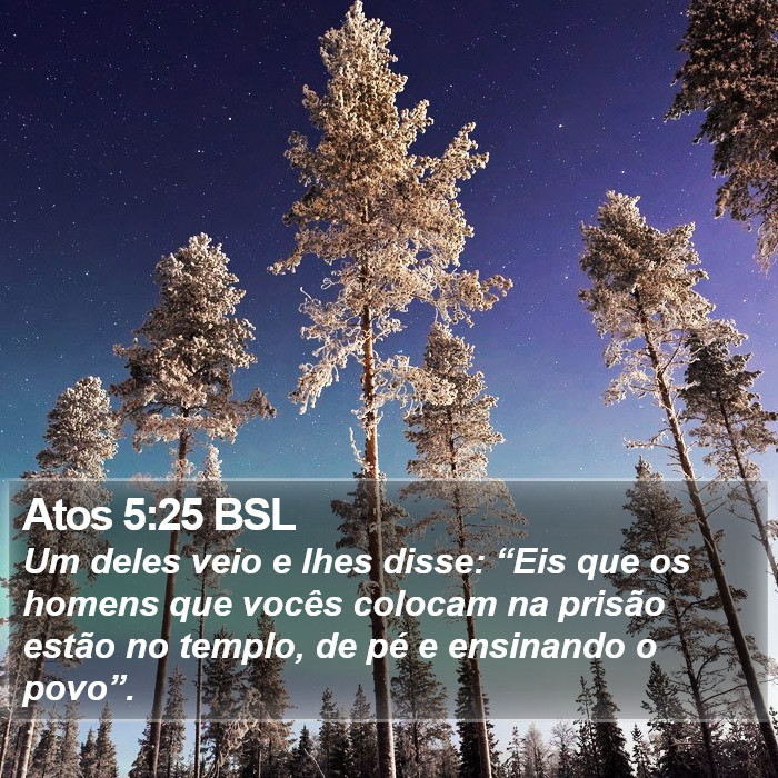 Atos 5:25 BSL Bible Study