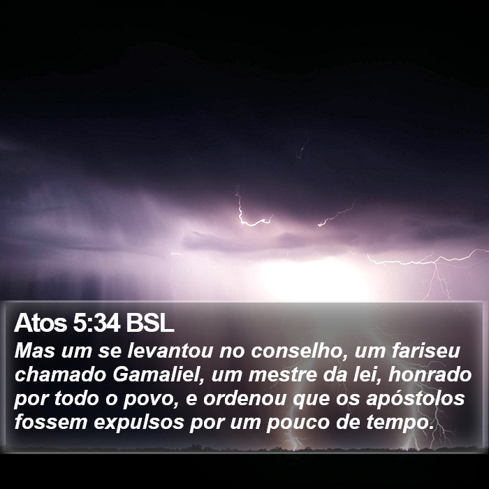 Atos 5:34 BSL Bible Study