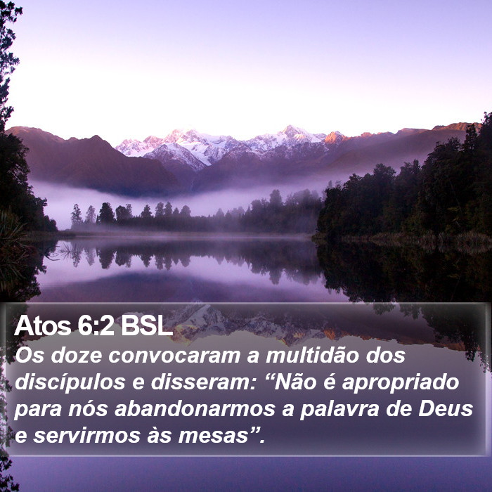 Atos 6:2 BSL Bible Study