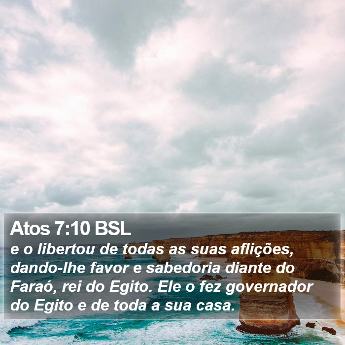 Atos 7:10 BSL Bible Study