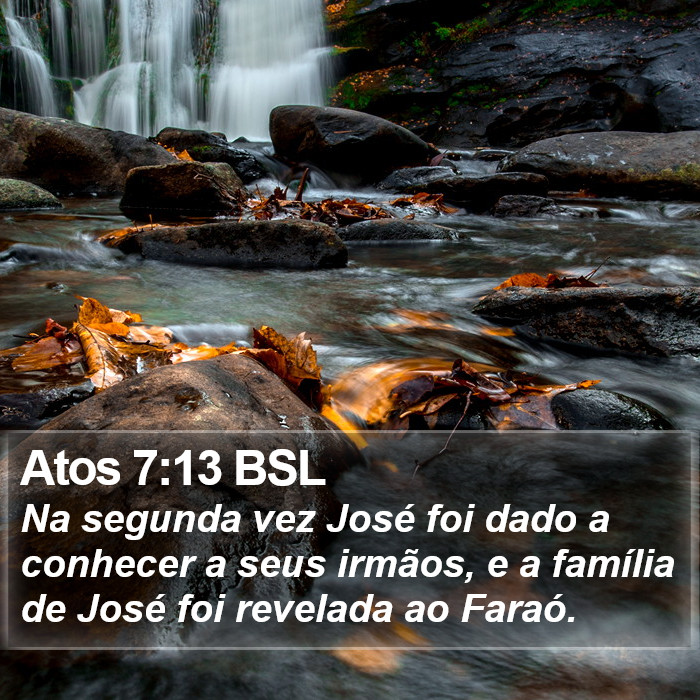 Atos 7:13 BSL Bible Study