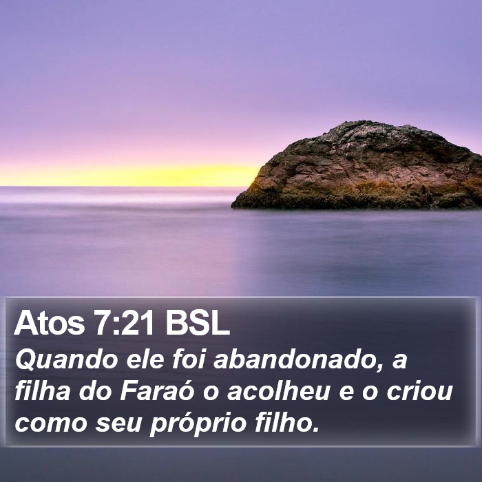 Atos 7:21 BSL Bible Study