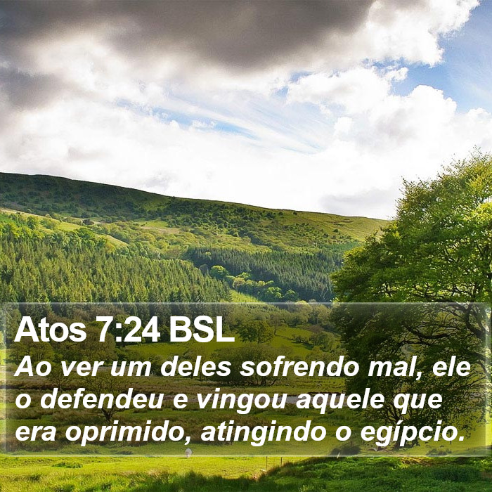 Atos 7:24 BSL Bible Study