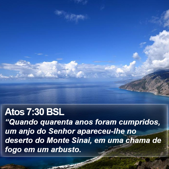 Atos 7:30 BSL Bible Study