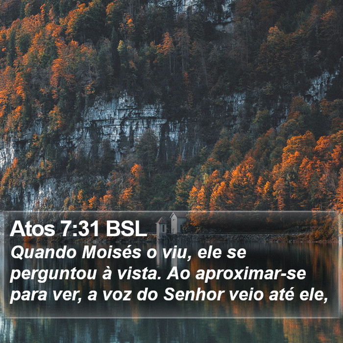 Atos 7:31 BSL Bible Study