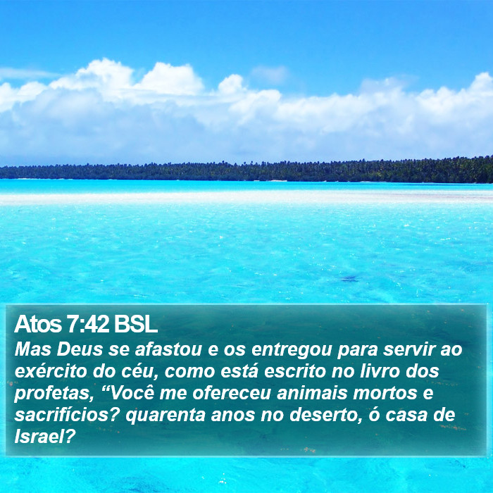 Atos 7:42 BSL Bible Study