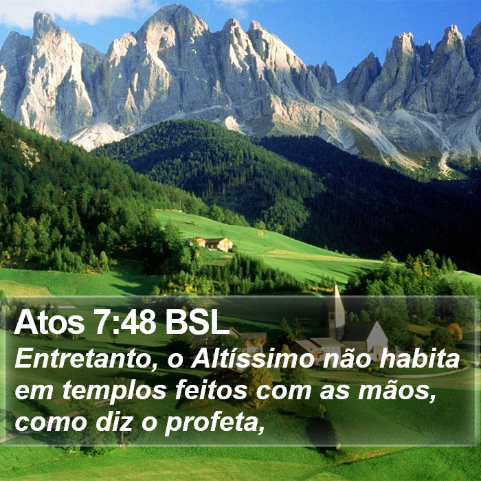 Atos 7:48 BSL Bible Study