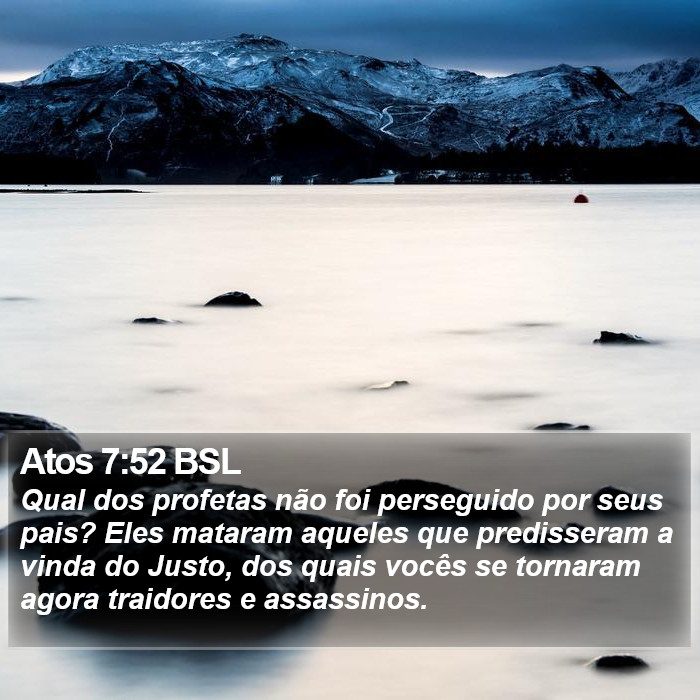 Atos 7:52 BSL Bible Study