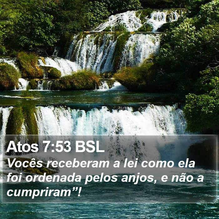 Atos 7:53 BSL Bible Study