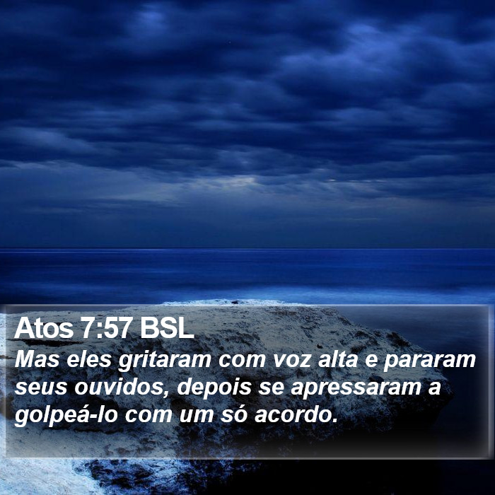 Atos 7:57 BSL Bible Study