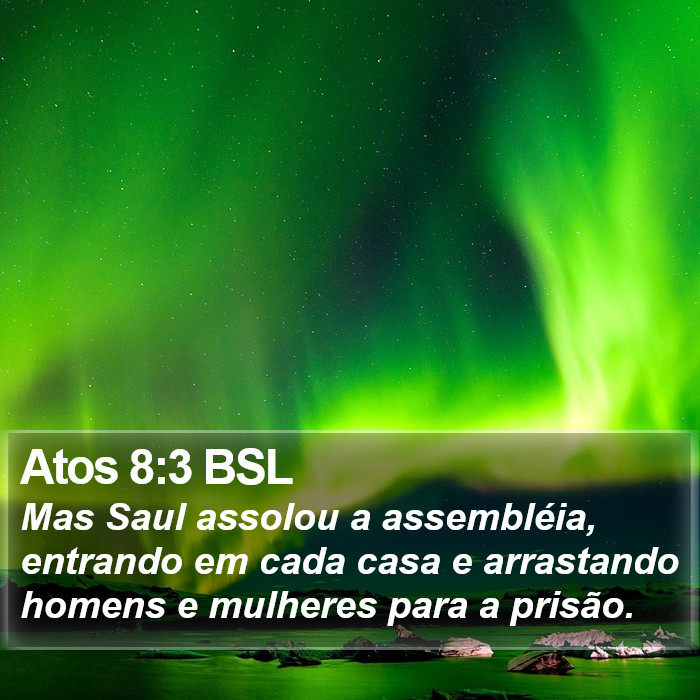 Atos 8:3 BSL Bible Study