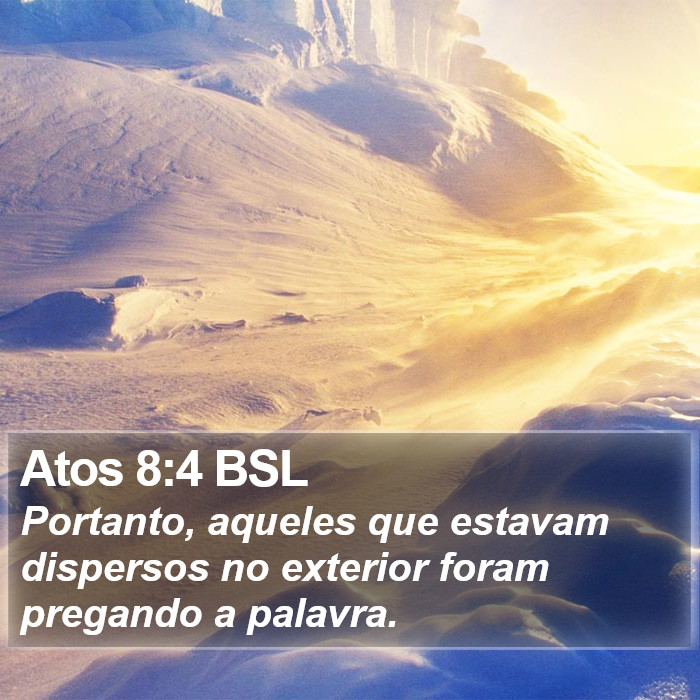 Atos 8:4 BSL Bible Study